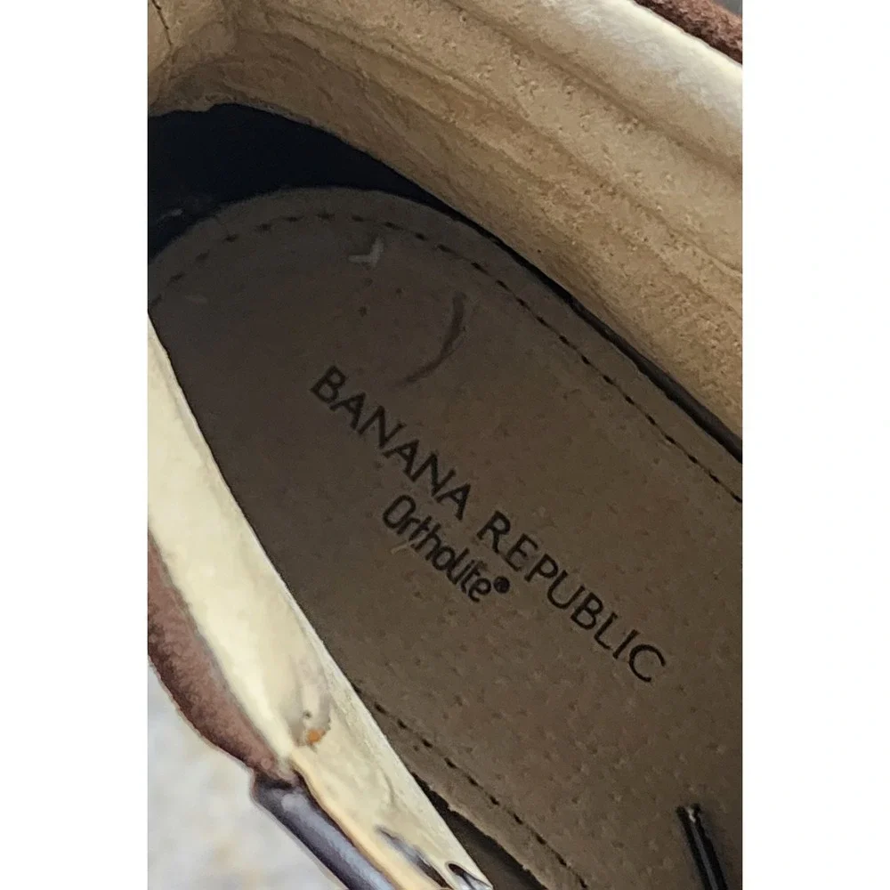 NWOT Banana Republic Men's Brown Alpine Hiking Boots Size 9 - 1/2 M